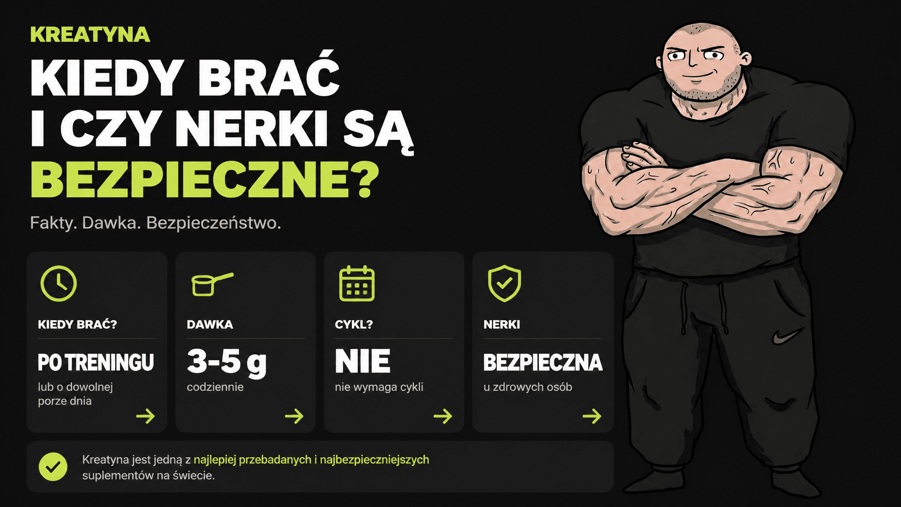 Dawkowanie kreatyny i wybór fazy ładowania